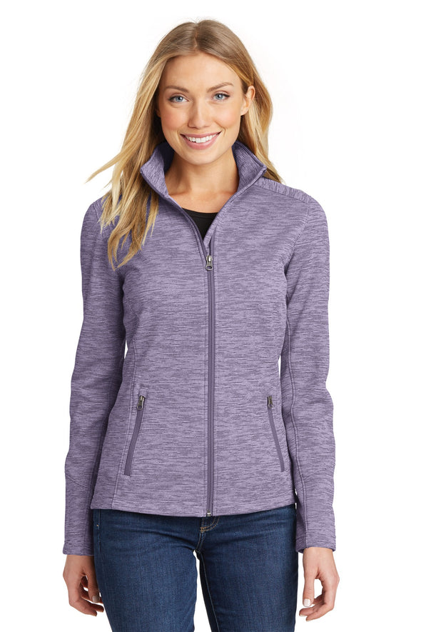 Port Authority Ladies Digi Stripe Fleece Jacket