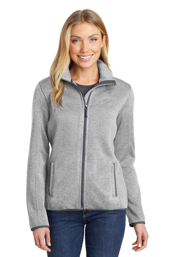 Port Authority Ladies Sweater Fleece Jacket