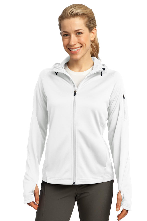 Sport-Tek Ladies Tech Fleece Full-Zip Hooded Jacket