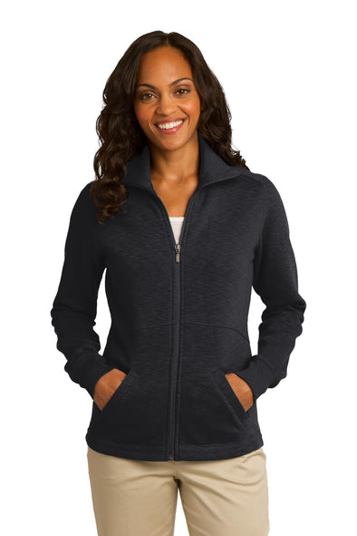 Port Authority Ladies Slub Fleece Full-Zip Jacket