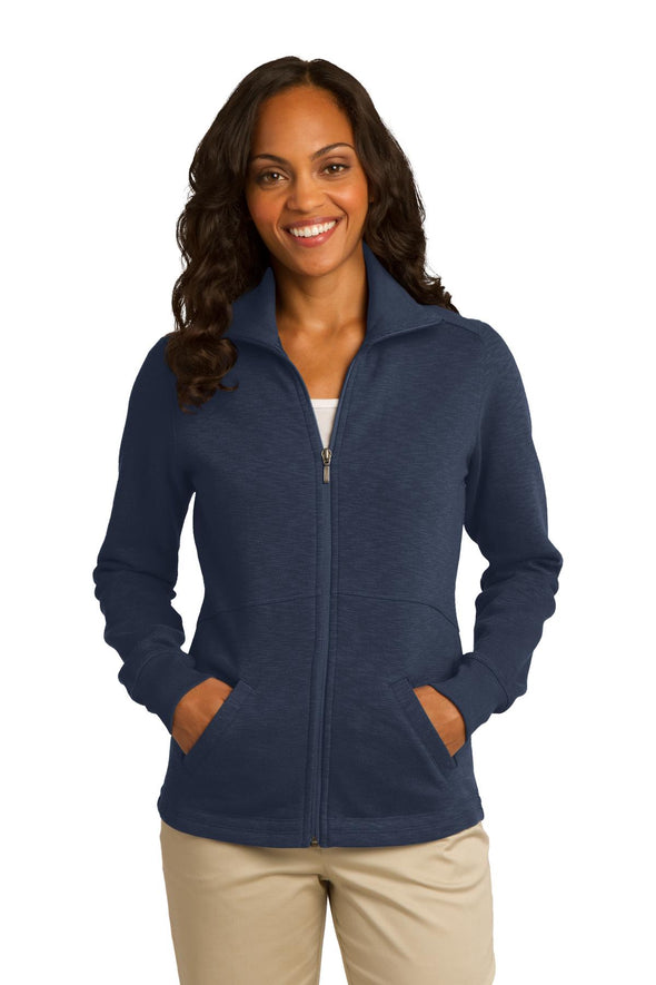 Port Authority Ladies Slub Fleece Full-Zip Jacket