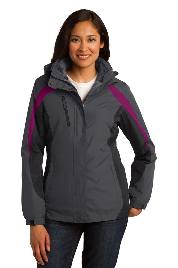 Port Authority Ladies Colorblock 3-in-1 Jacket
