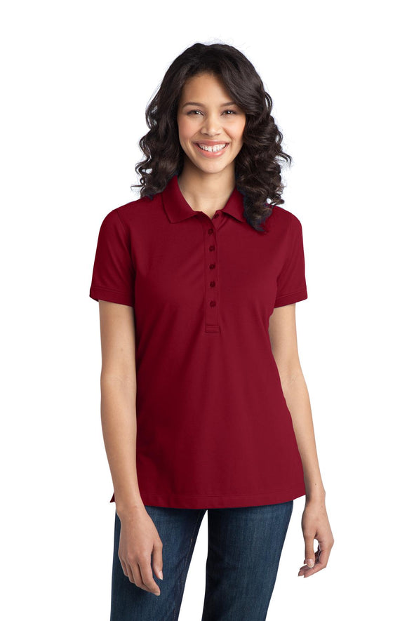 Port Authority Ladies Stretch Pique Polo