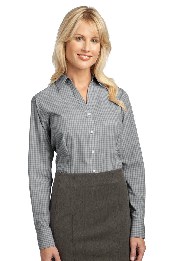 Port Authority Ladies Plaid Pattern Easy Care Shirt