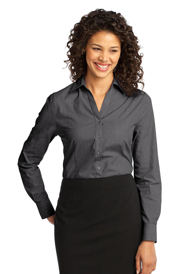 Port Authority Ladies Crosshatch Easy Care Shirt