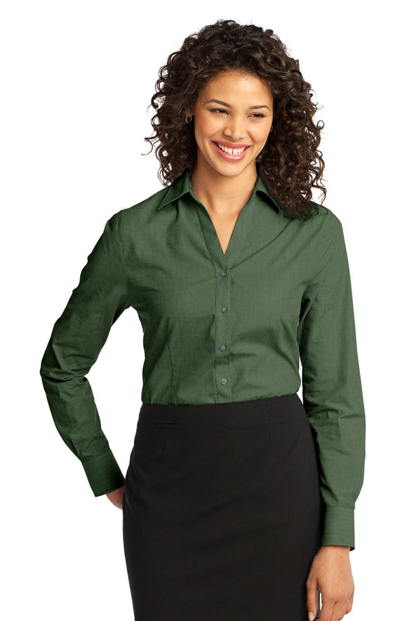 Port Authority Ladies Crosshatch Easy Care Shirt