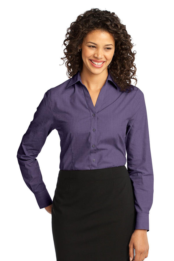 Port Authority Ladies Crosshatch Easy Care Shirt