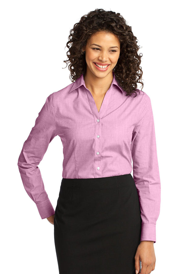 Port Authority Ladies Crosshatch Easy Care Shirt