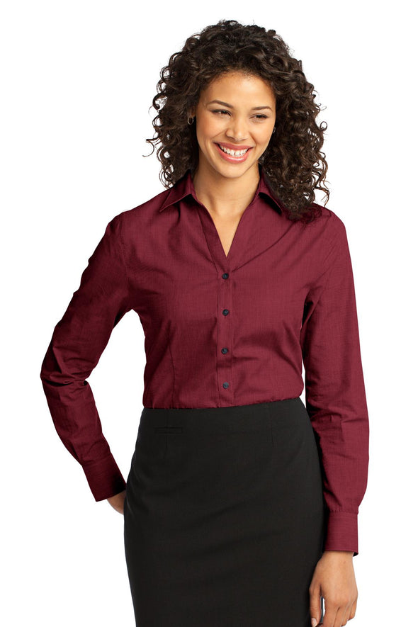 Port Authority Ladies Crosshatch Easy Care Shirt