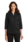 Port Authority Ladies 3/4-Sleeve SuperPro Twill Shirt