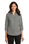 Port Authority Ladies 3/4-Sleeve SuperPro Twill Shirt