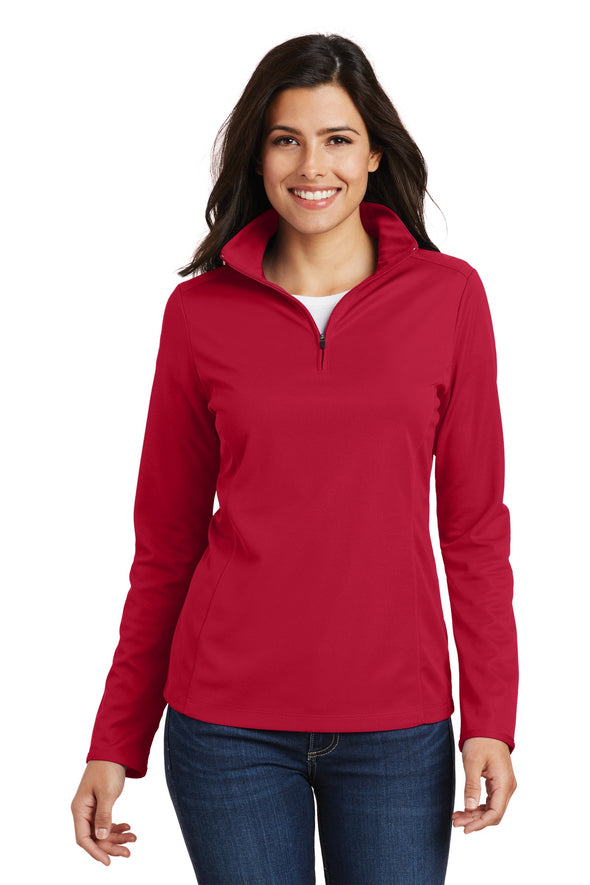 Port Authority Ladies Pinpoint Mesh 1/2-Zip