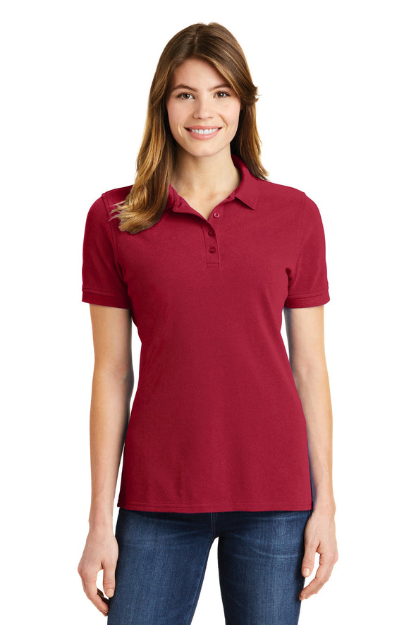 Port & Company Ladies Combed Ring Spun Pique Polo