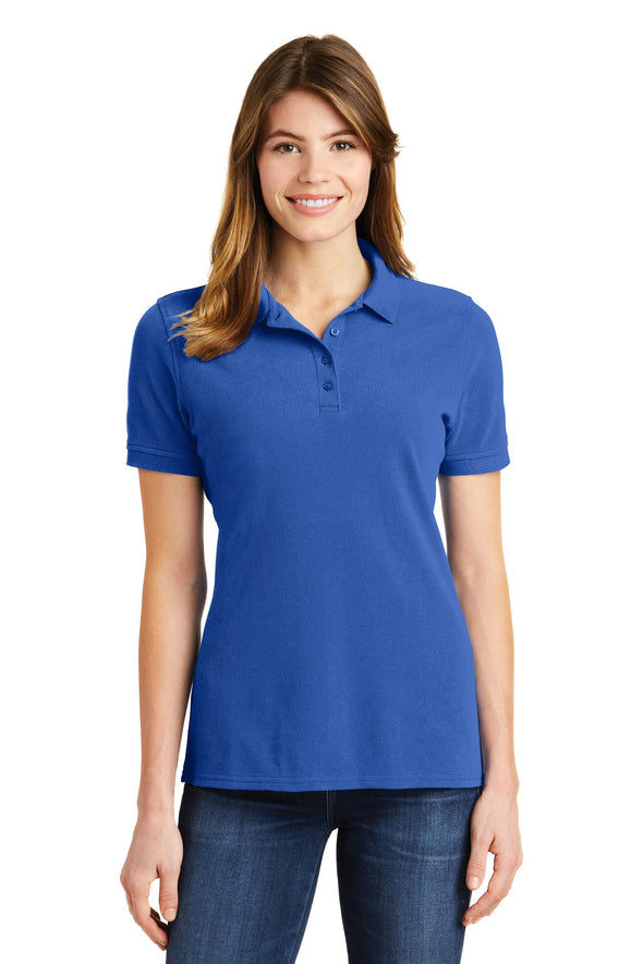 Port & Company Ladies Combed Ring Spun Pique Polo