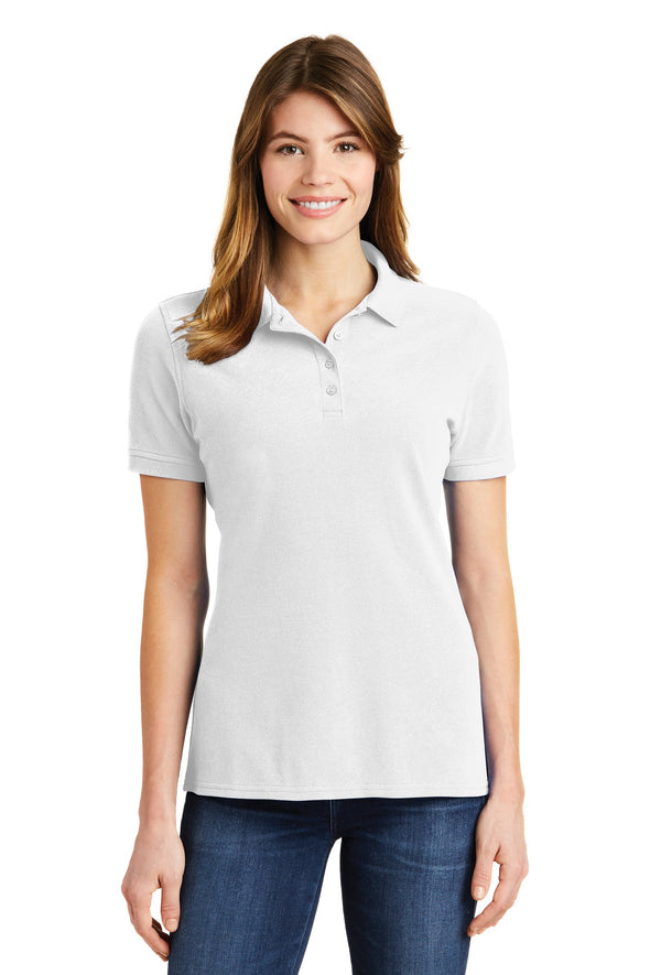 Port & Company Ladies Combed Ring Spun Pique Polo
