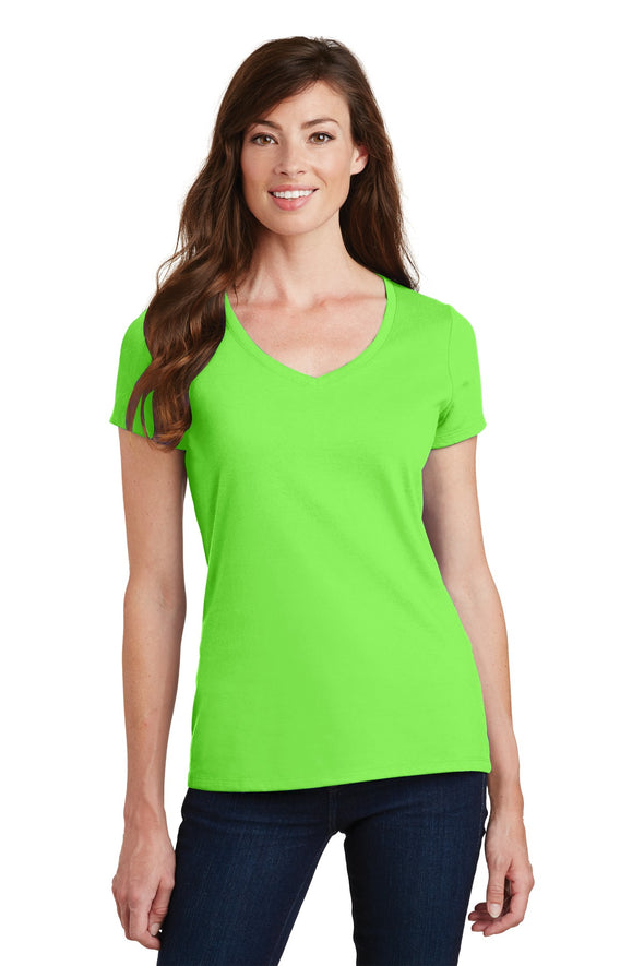 Port & Company Ladies Fan Favorite V-Neck Tee