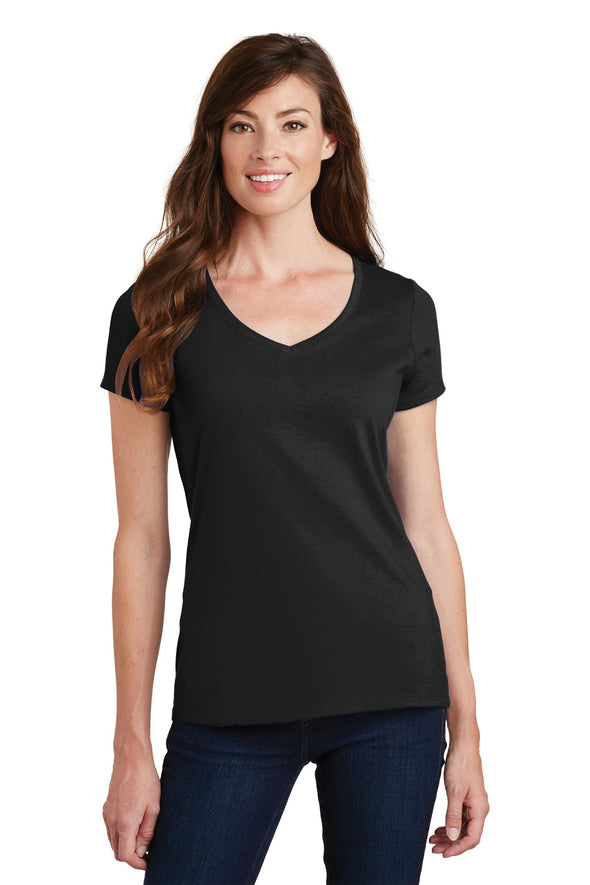 Port & Company Ladies Fan Favorite V-Neck Tee