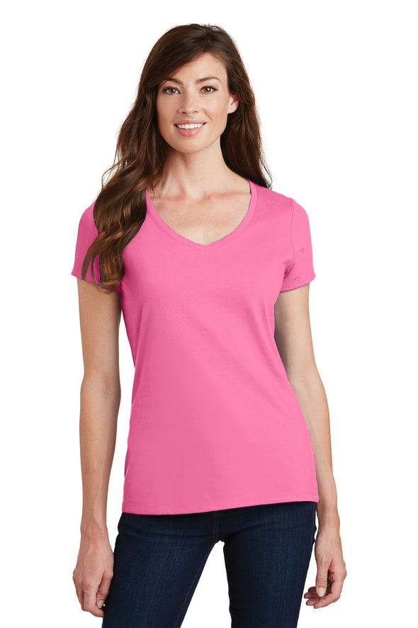 Port & Company Ladies Fan Favorite V-Neck Tee
