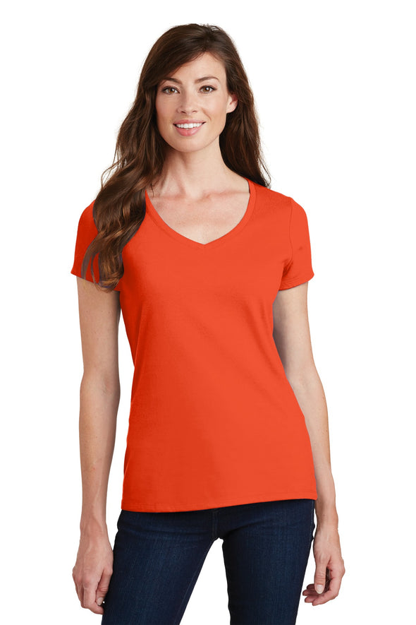 Port & Company Ladies Fan Favorite V-Neck Tee