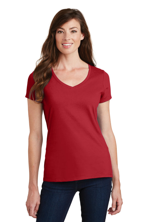 Port & Company Ladies Fan Favorite V-Neck Tee