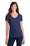 Port & Company Ladies Fan Favorite V-Neck Tee