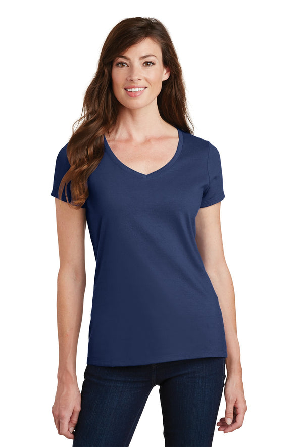 Port & Company Ladies Fan Favorite V-Neck Tee
