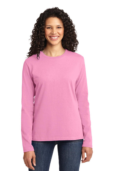 Port & Company Ladies Long Sleeve Core Cotton Tee