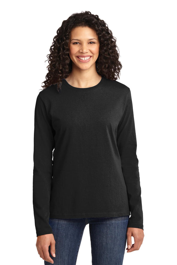 Port & Company Ladies Long Sleeve Core Cotton Tee