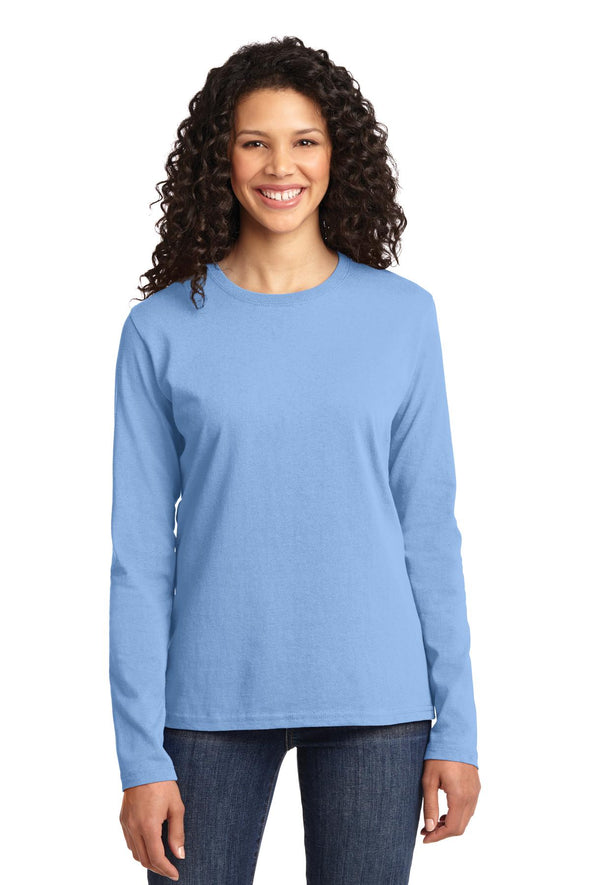Port & Company Ladies Long Sleeve Core Cotton Tee