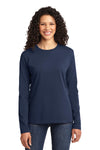 Port & Company Ladies Long Sleeve Core Cotton Tee