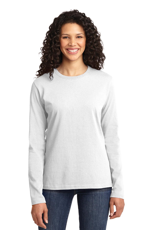 Port & Company Ladies Long Sleeve Core Cotton Tee