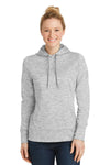 Sport-Tek Ladies PosiCharge Electric Heather Fleece Hooded Pullover