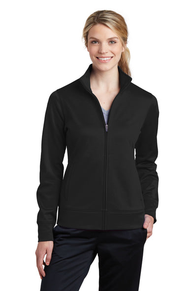 Sport-Tek Ladies Sport-Wick Fleece Full-Zip Jacket