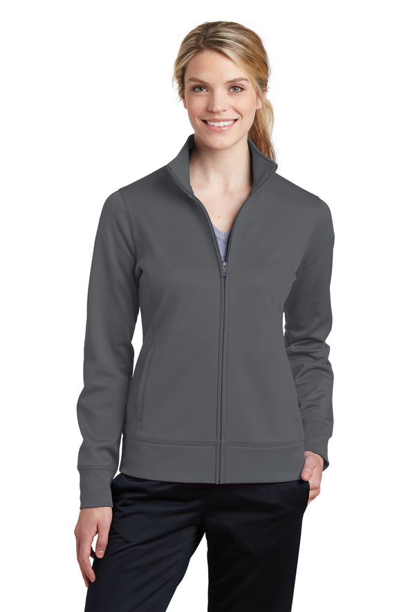 Sport-Tek Ladies Sport-Wick Fleece Full-Zip Jacket
