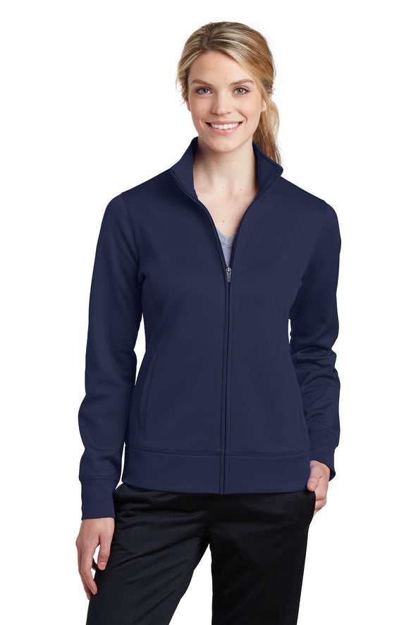 Sport-Tek Ladies Sport-Wick Fleece Full-Zip Jacket