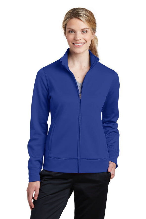 Sport-Tek Ladies Sport-Wick Fleece Full-Zip Jacket