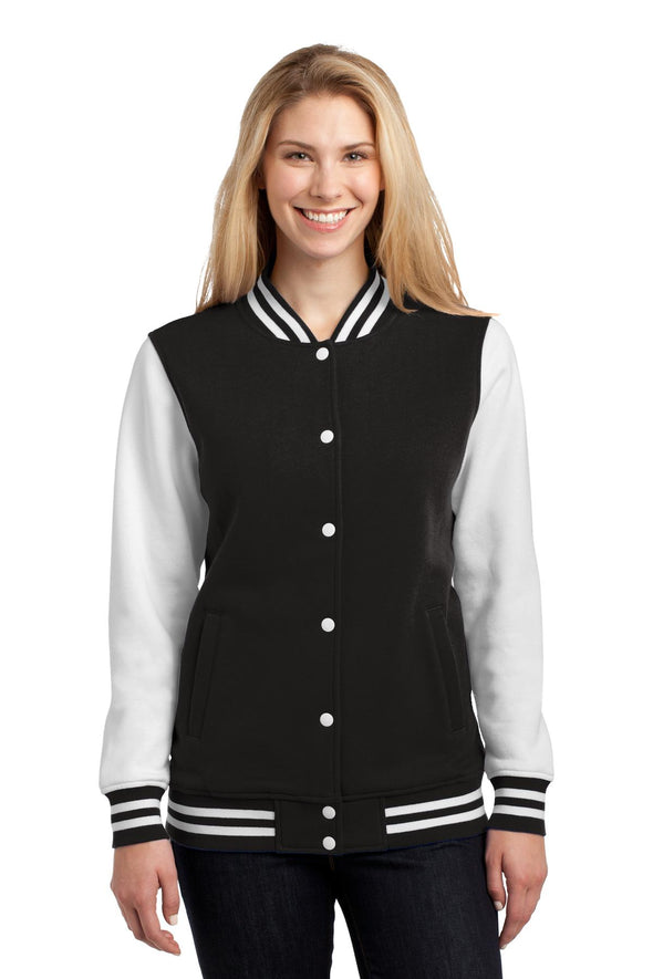 Sport-Tek Ladies Fleece Letterman Jacket