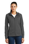 Sport-Tek Ladies Rival Tech Fleece Full-Zip Hooded Jacket