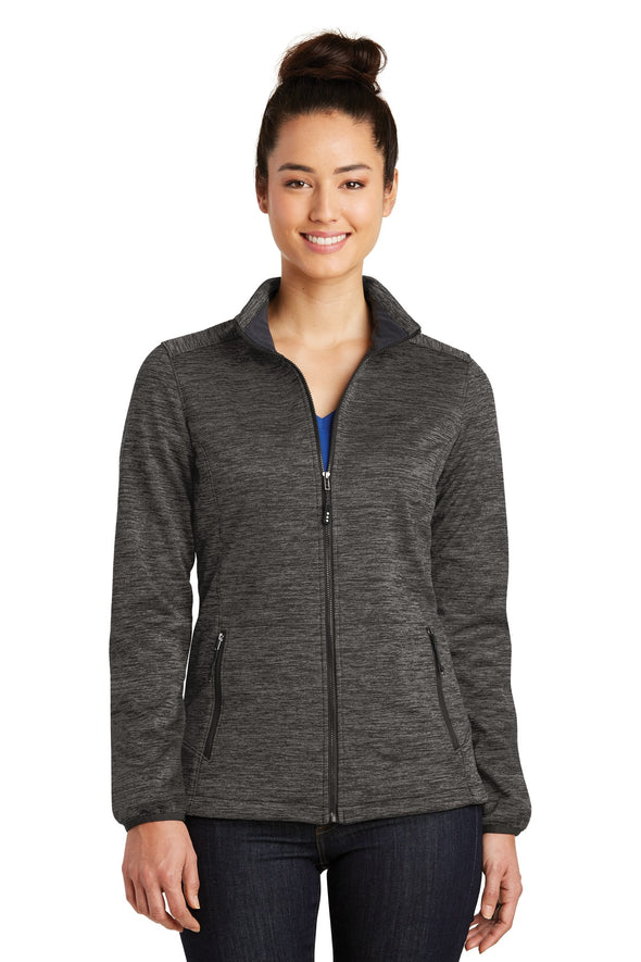 Sport-Tek Ladies PosiCharge Electric Heather Soft Shell Jacket