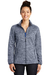 Sport-Tek Ladies PosiCharge Electric Heather Soft Shell Jacket