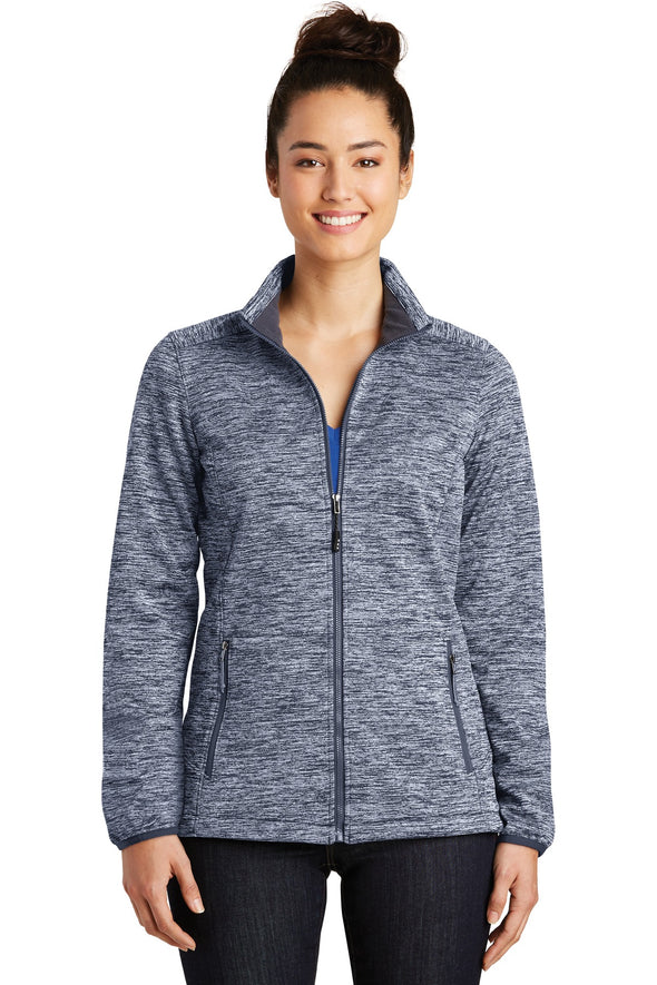 Sport-Tek Ladies PosiCharge Electric Heather Soft Shell Jacket