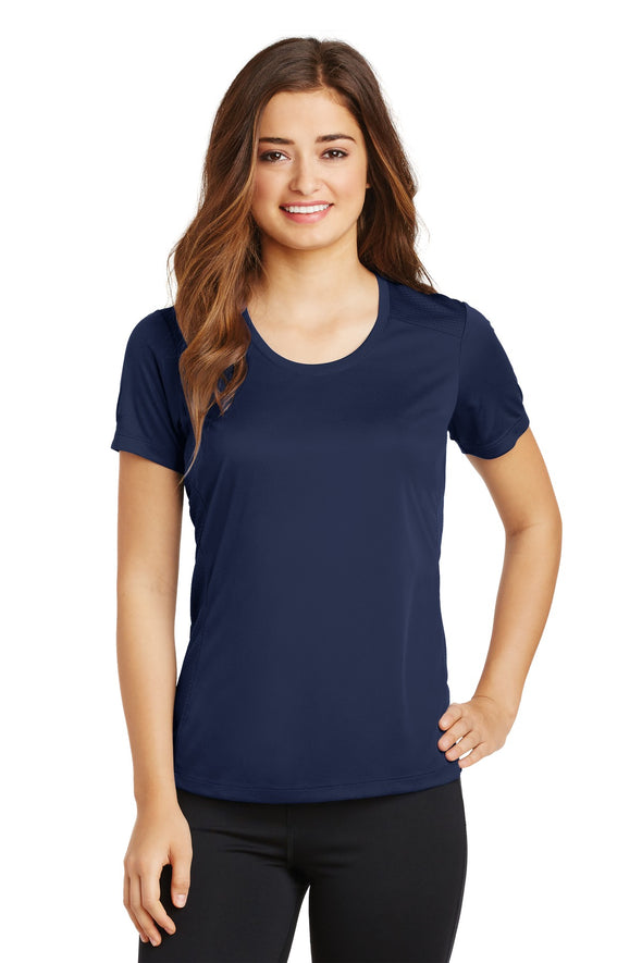 Sport-Tek Ladies PosiCharge Elevate Scoop Neck Tee