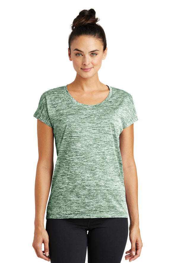 Sport-Tek Ladies PosiCharge Electric Heather Sporty Tee