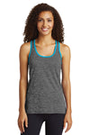 Sport-Tek Ladies PosiCharge Electric Heather Racerback Tank