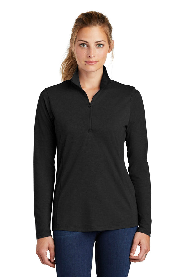 Sport-Tek Ladies PosiCharge Tri-Blend Wicking 1/4-Zip Pullover