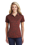 Sport-Tek Ladies PosiCharge Electric Heather Polo