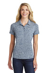 Sport-Tek Ladies PosiCharge Electric Heather Polo