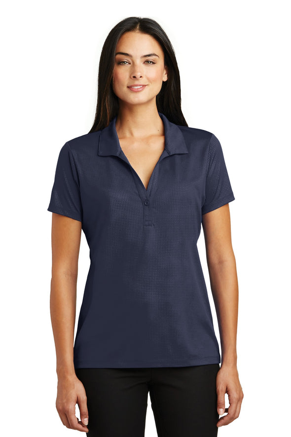 Sport-Tek Ladies Embossed PosiCharge Tough Polo