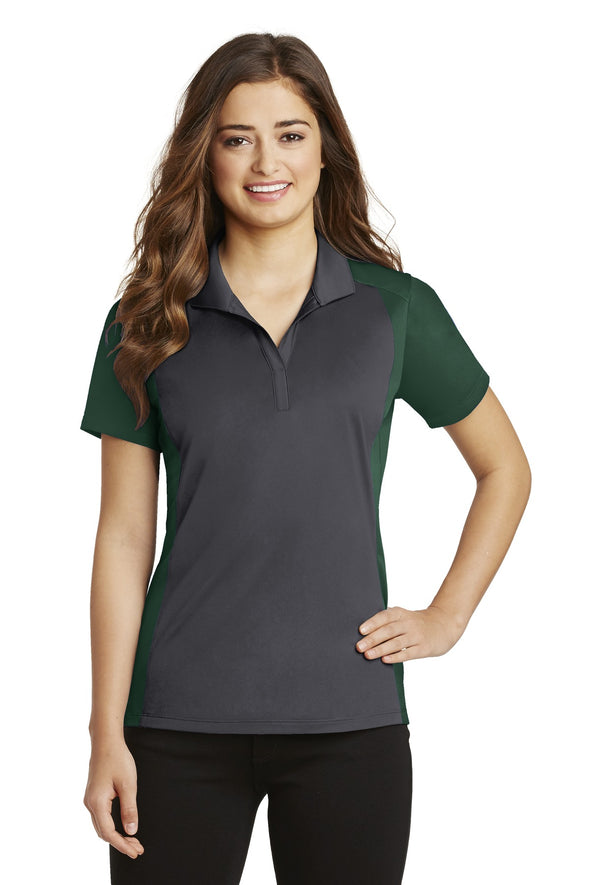 Sport-Tek Ladies Colorblock Micropique Sport-Wick Polo