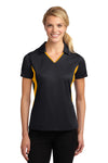 Sport-Tek Ladies Side Blocked Micropique Sport-Wick Polo